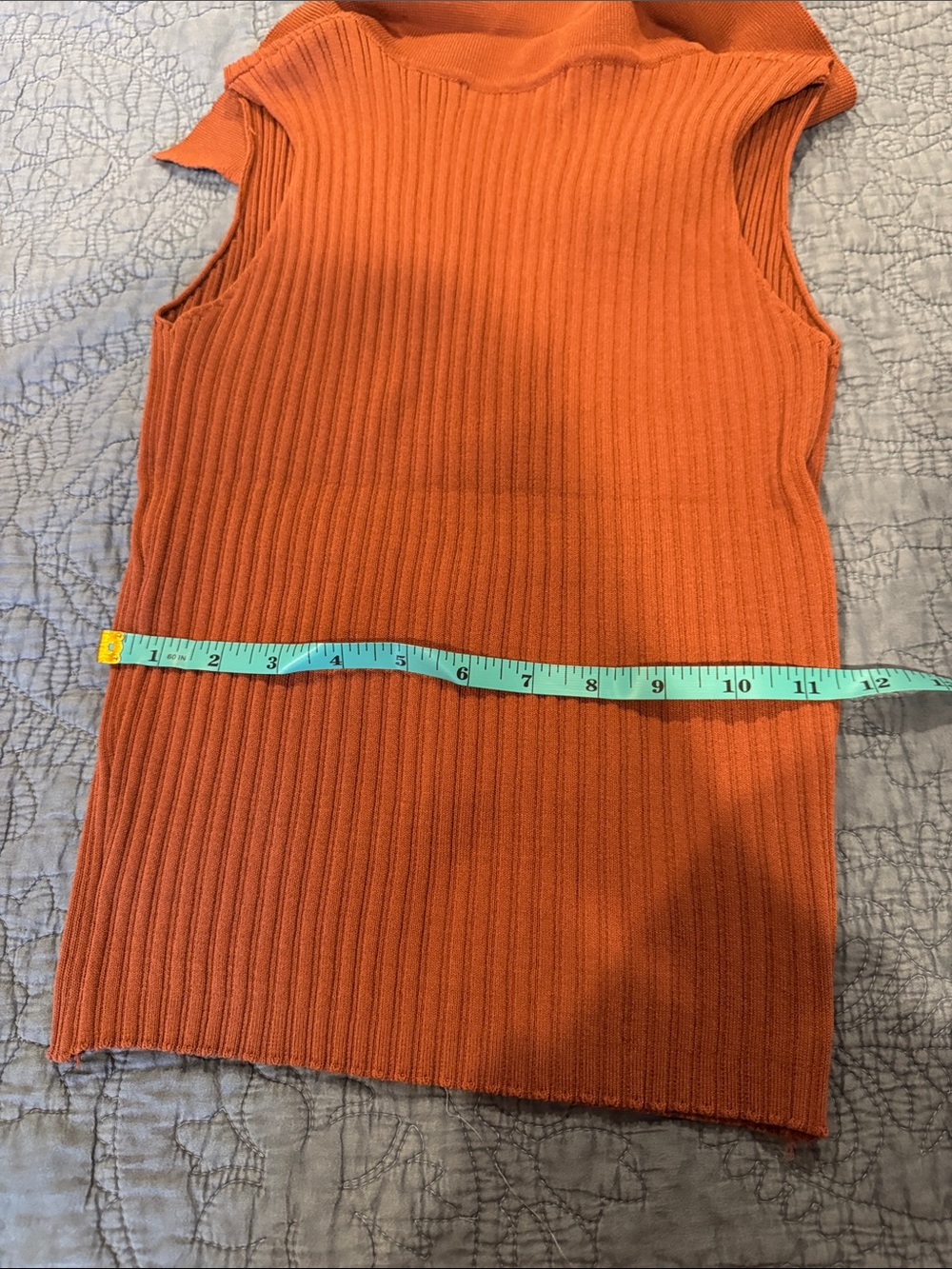 Chanel Knit Rust Color Sweater Removable Buttons - Picture 13 of 15